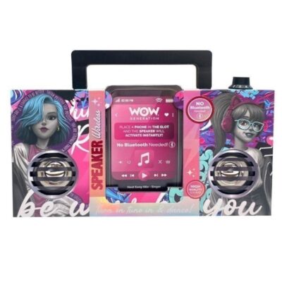 WOW Generation Φορητό Ασύρματο Ηχείο Ενισχυτής Ήχου