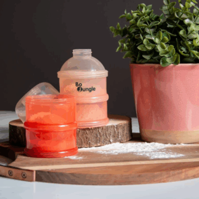 Φορητός δοσομετρητής βρεφικής σκόνης γάλακτος - 4 θέσεων Terracotta