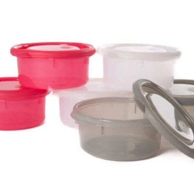 B-Bowl φαγητοδοχεία 300ml (σετ των 6) - Άσπρο/Γκρι/Ροζ