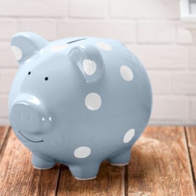 Κουμπαράς γουρουνάκι Blue