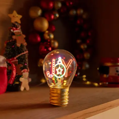 Decorative Lightbulb-Shaped Table Lamp - Joy - Bulb Fiction