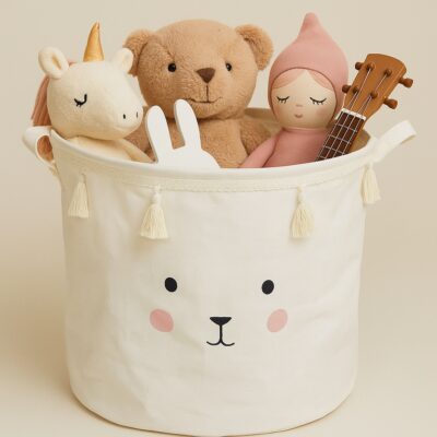 Υφασμάτινο καλάθι αποθήκευσης Κουνελάκι