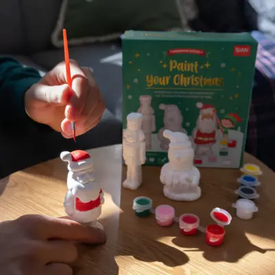 Christmas Figurine Decorating Kit - Paint Your Christmas