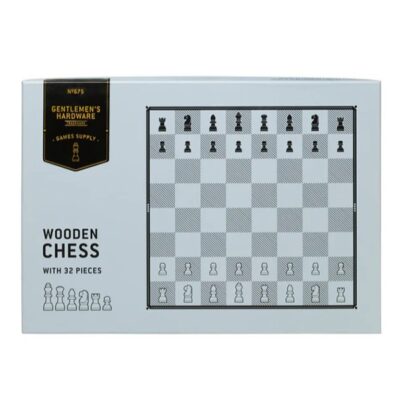 Gentlemen's Hardware Wooden Chess Set