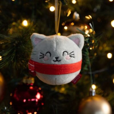 PLUSH CHRISTMAS DECORATION - KITTY - OH-OH-OHRNAMENTS
