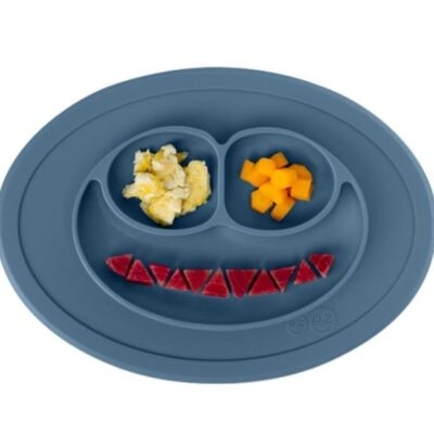 Εκπαιδευτικό πιάτο 12+ μηνών Happy Mini Mat - Indigo