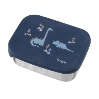 Δοχείο Φαγητού με καπάκι σιλικόνης - Dino