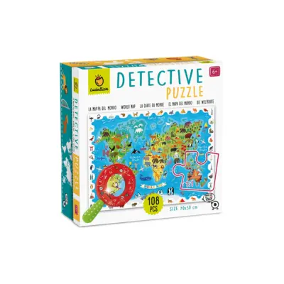 Detective Puzzle – Animal Map of the World