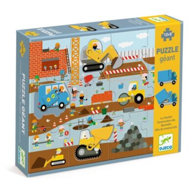 Giant Construction site Puzzle – 17pcs